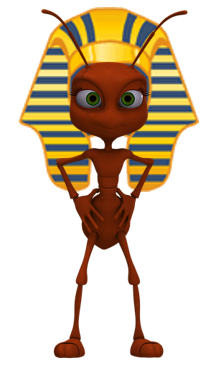 chy_ant wearing pharaoh headress.png
